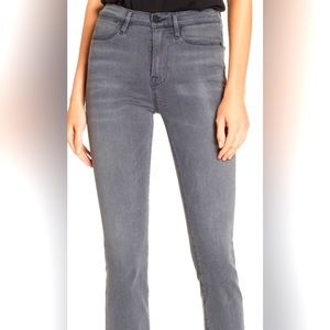 frame le high straight, grey, euc, size 30